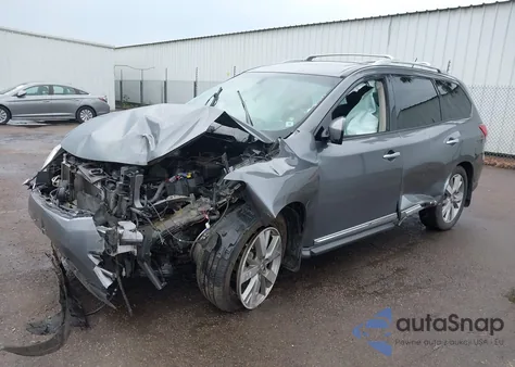 2016 Nissan Pathfinder Platinum из США, поврежденный, VIN 5N1AR2MN9GC622631